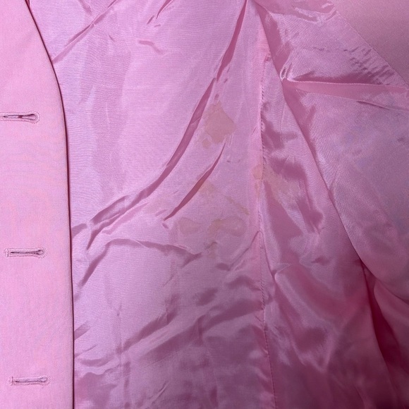 Linda Allard Ellen Tracy Pink Blazer Tailored Suit Jacket Women’s Size 8 - Picture 8 of 9